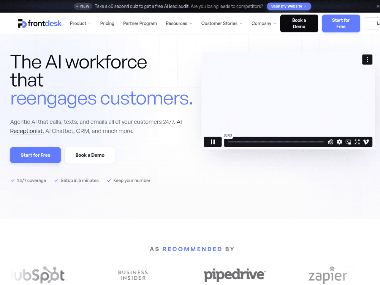 Frontdesk screenshot
