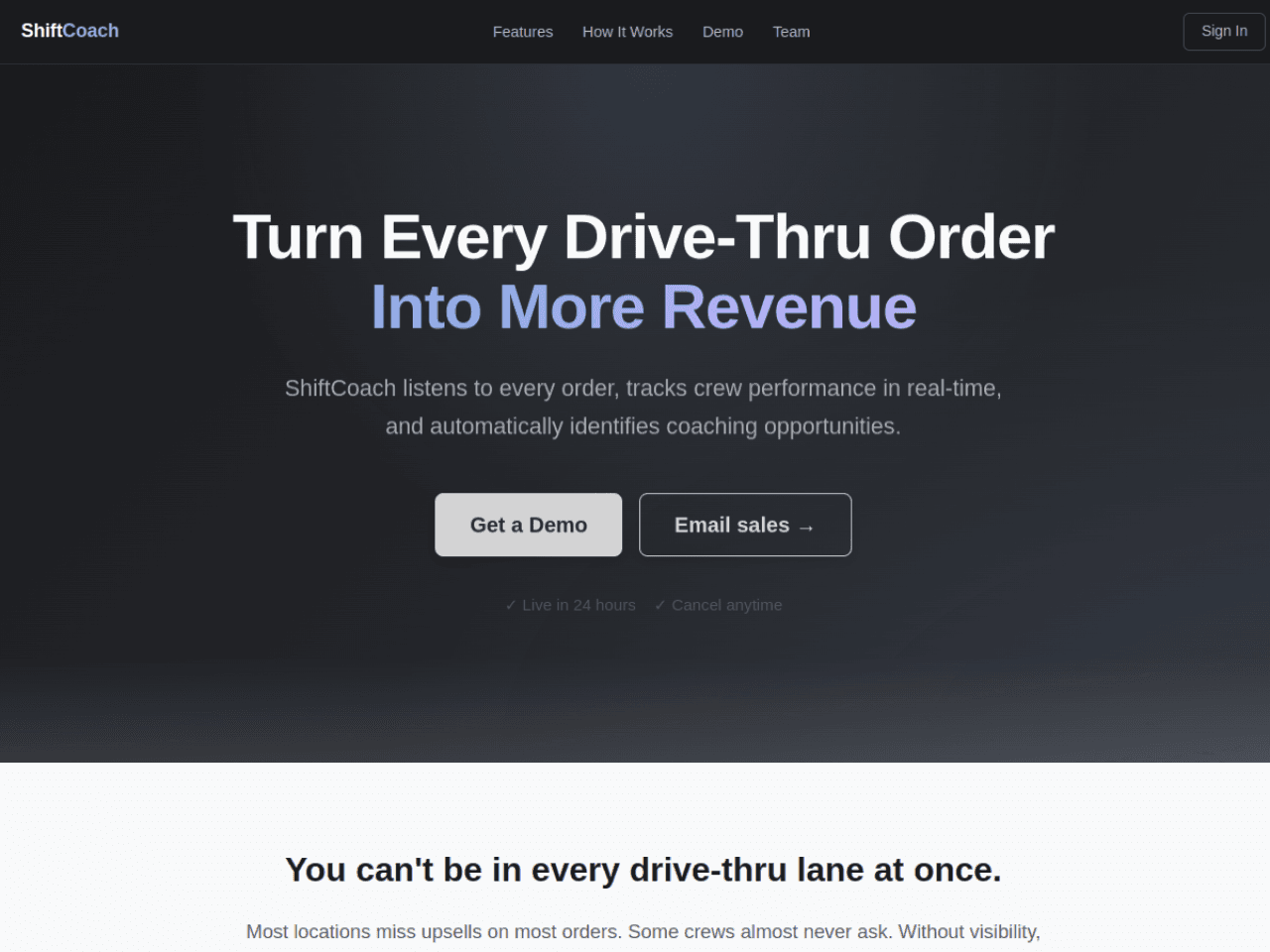 ShiftCoach screenshot
