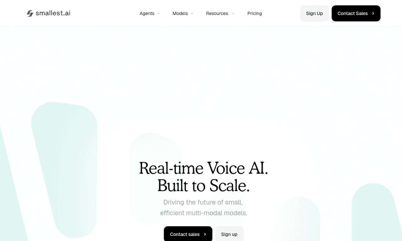 Smallest.ai screenshot
