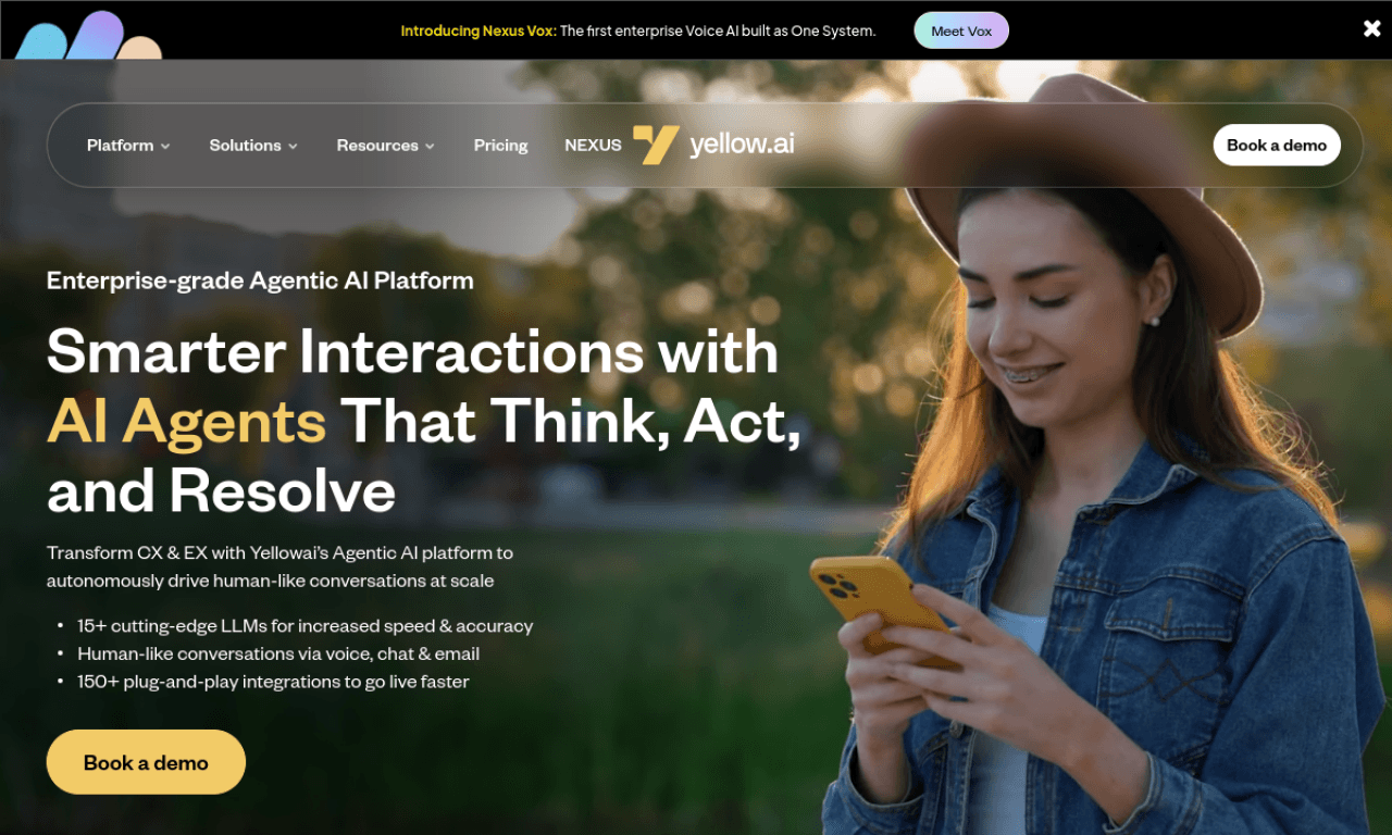 Yellow.ai screenshot