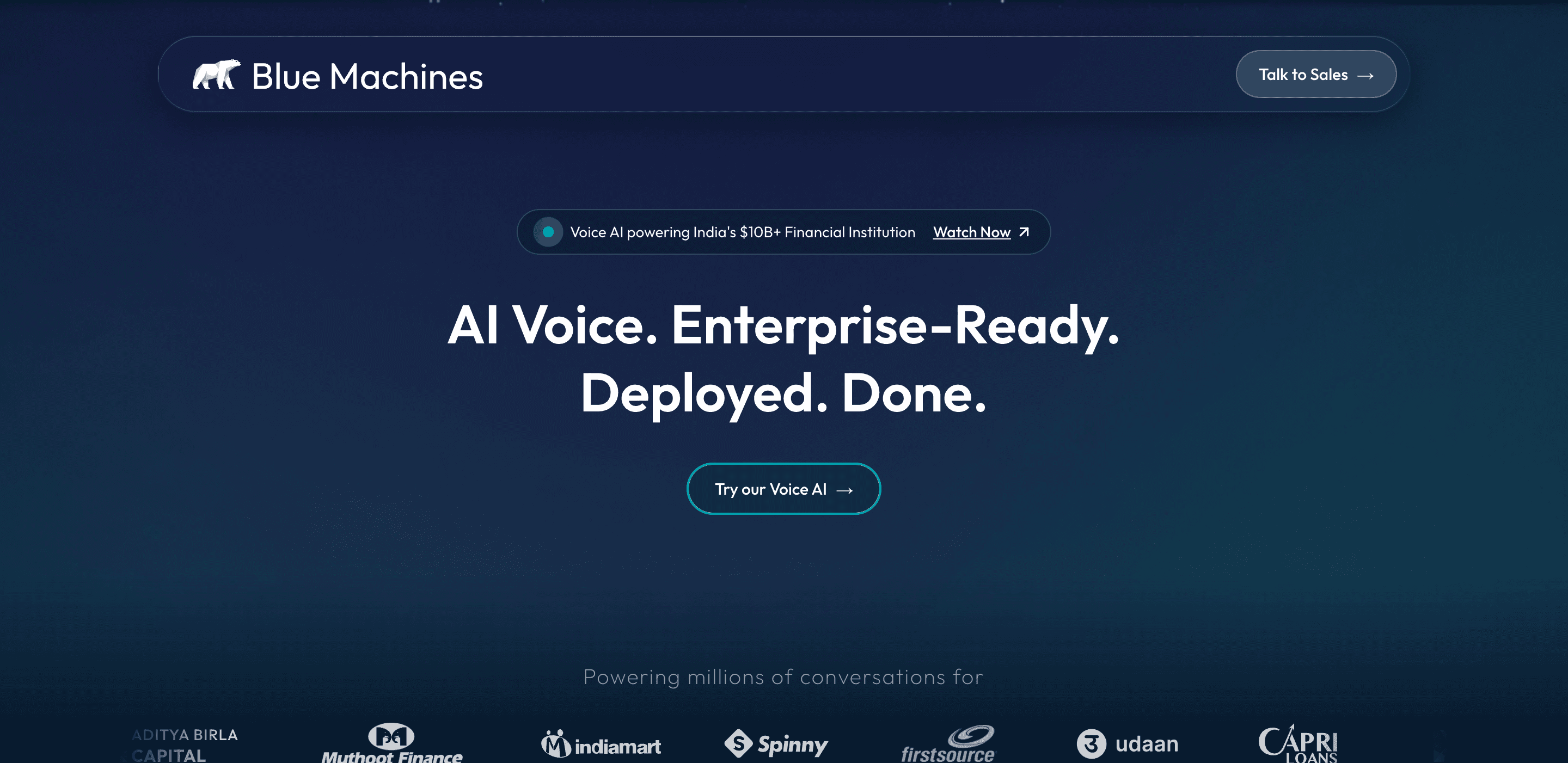Blue Machines screenshot