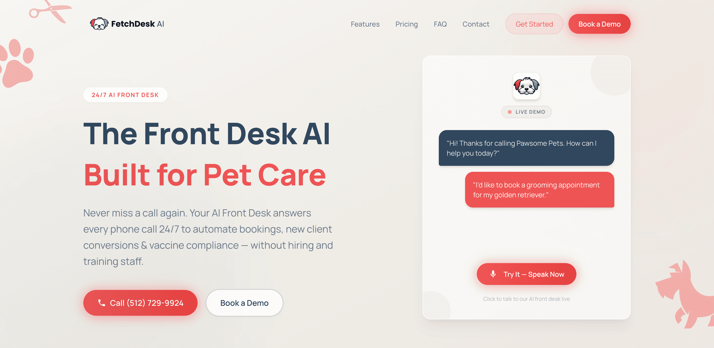 FetchDesk AI screenshot