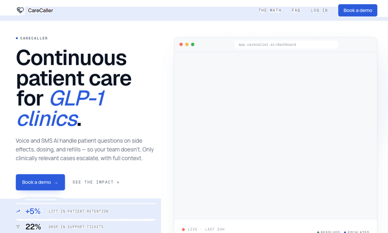 CareCaller AI screenshot