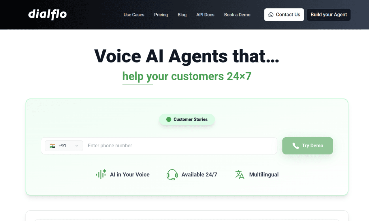 Dialflo screenshot