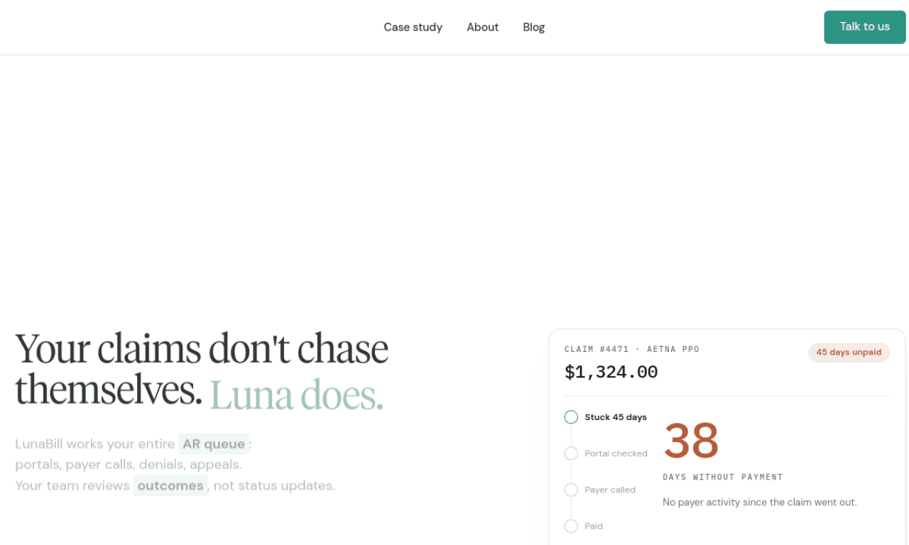 LunaBill screenshot