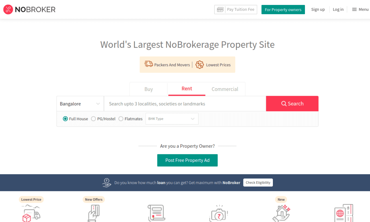 NoBroker screenshot