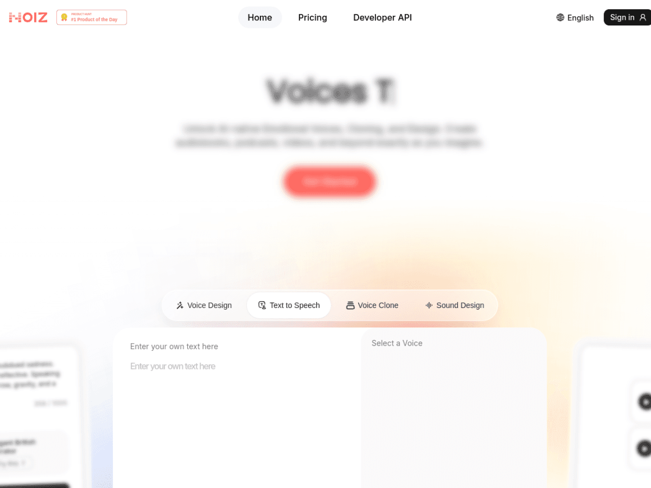Noiz AI screenshot
