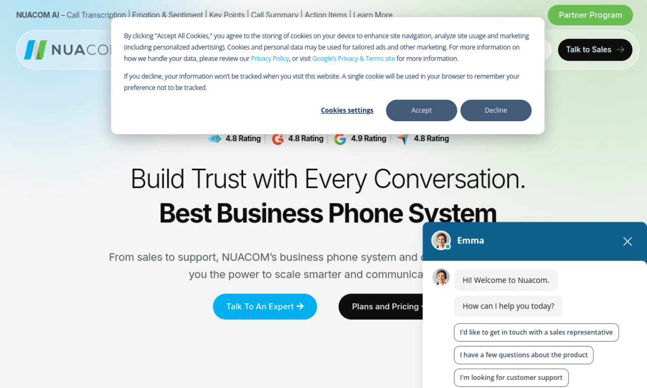 NUACOM screenshot