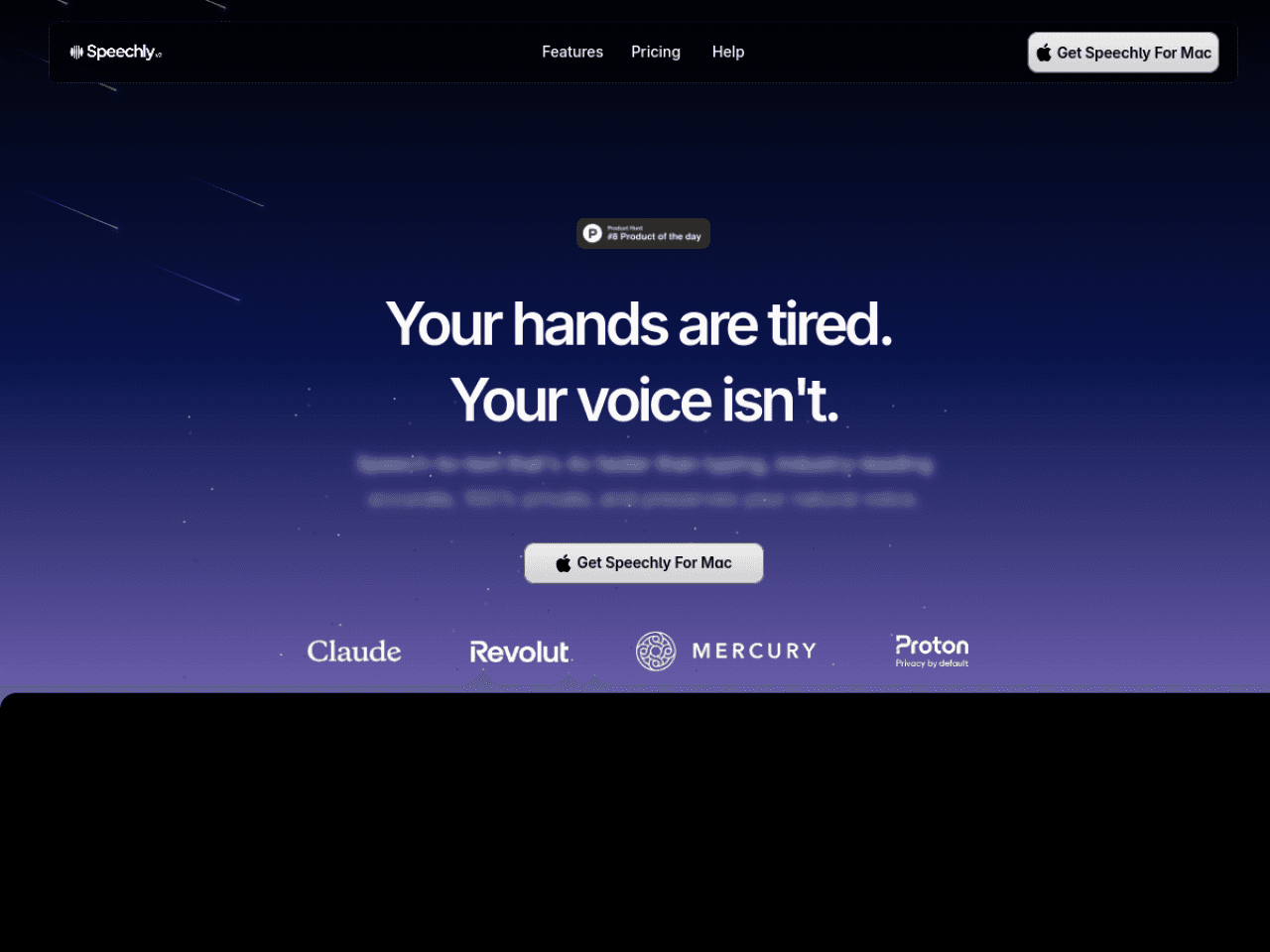 Speechly screenshot