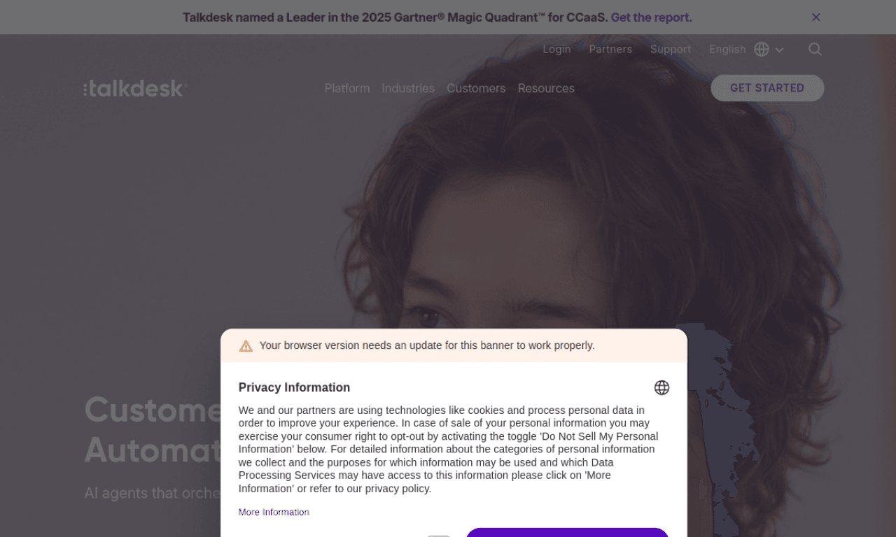 Talkdesk screenshot