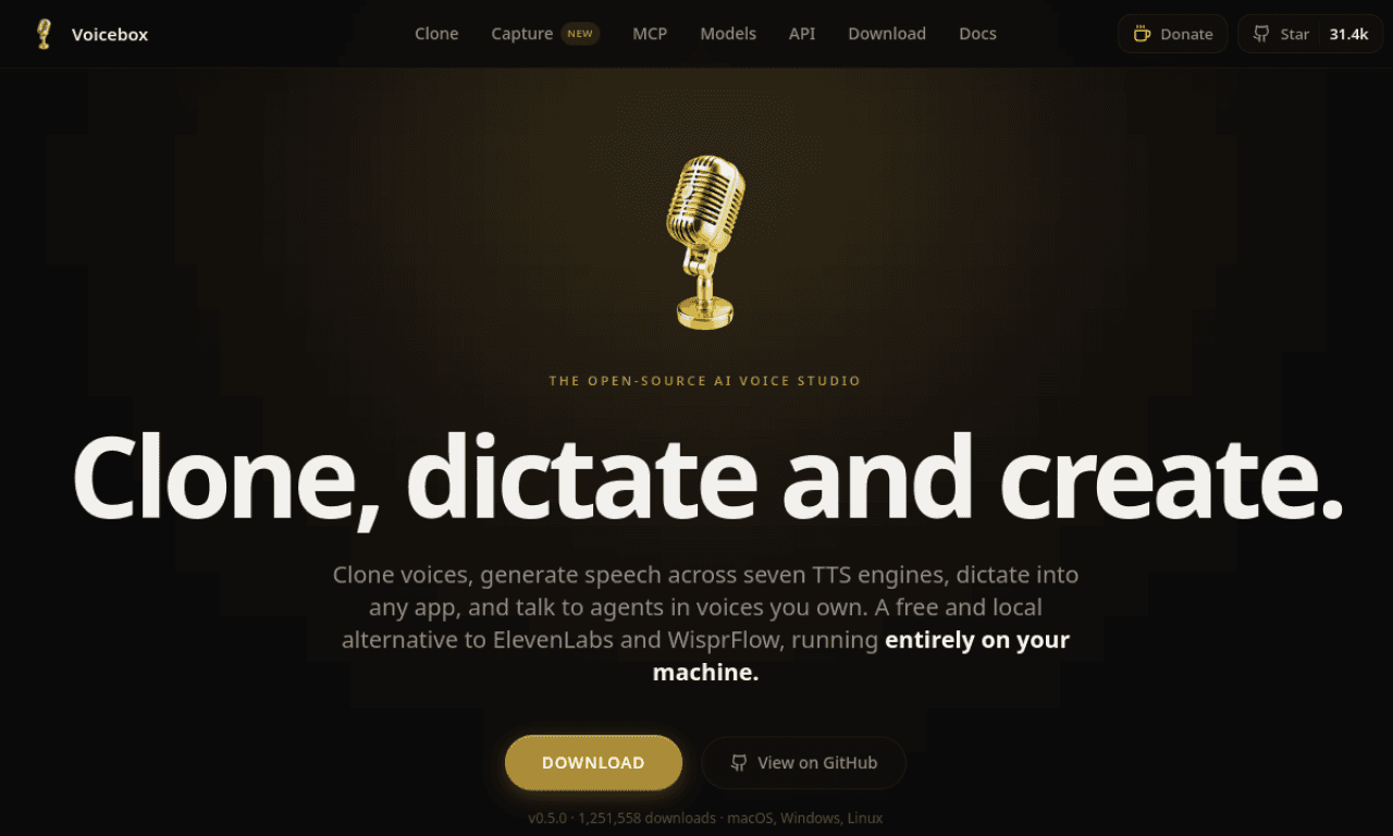 Voicebox screenshot